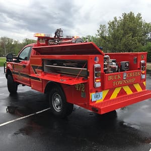 brush truck, fire apparatus