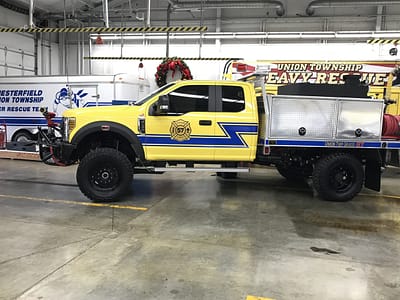 rescue vehicle, fire vehicle